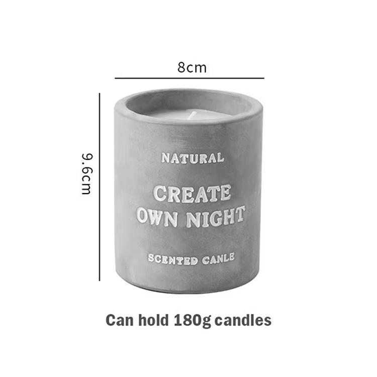 Matte Black Candle Jar