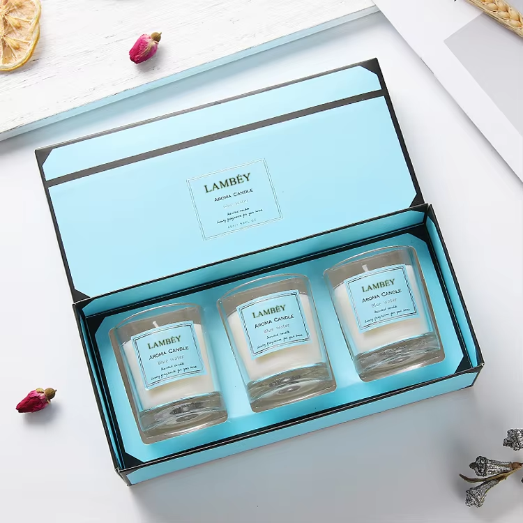 Luxury gift set of scented candles