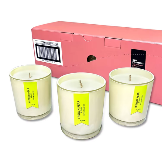 Personalised scented candle set