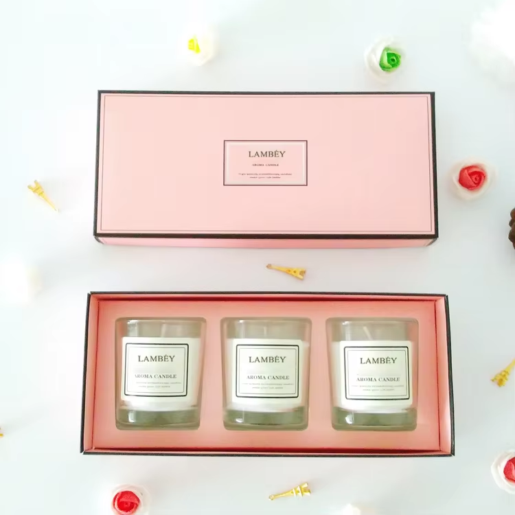 Luxury gift set of scented candles