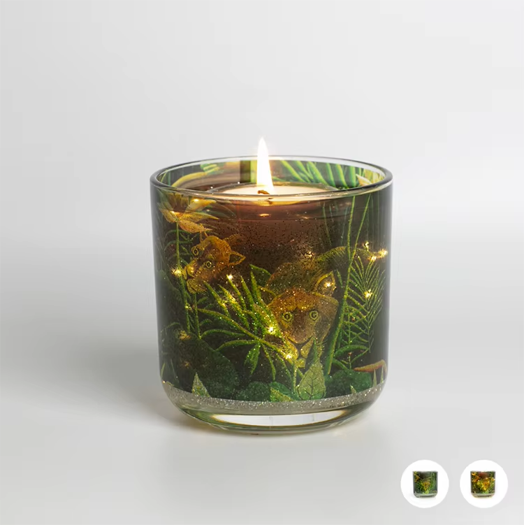 Lambey candle factory supply Light Up shining Candle custom logo private design label LED candle