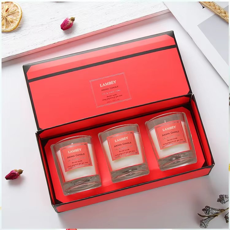 Luxury gift set of scented candles