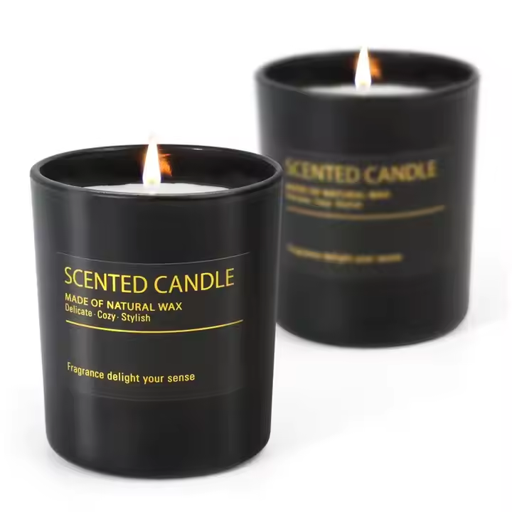 Home Decor Custom candle soy wax glass jar with lid