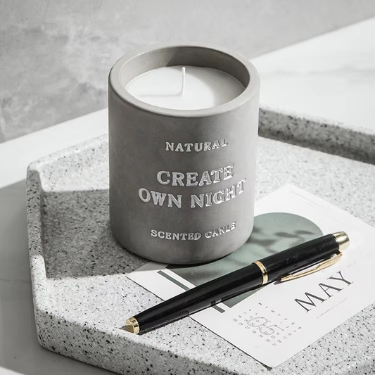 Matte Black Candle Jar