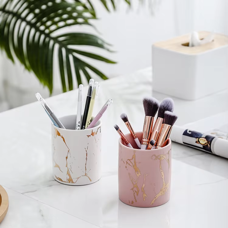 Lambey Best Selling Customized elegant Marbling multi-color candle jars scented candles for healing and relax