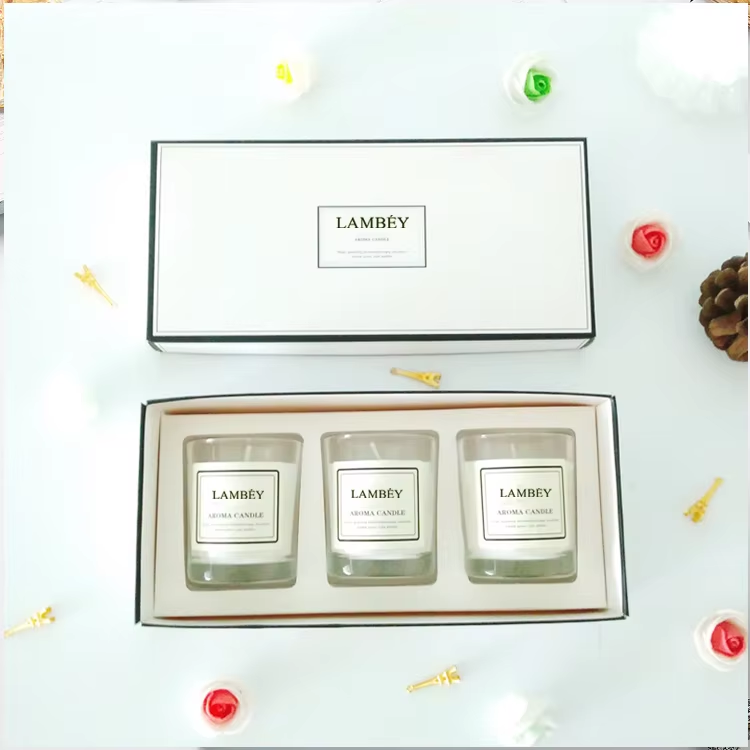 Luxury gift set of scented candles