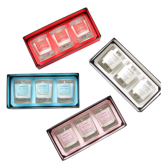 Luxury gift set of scented candles