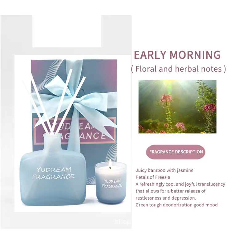 Reed Diffuser And Scented Candle Set